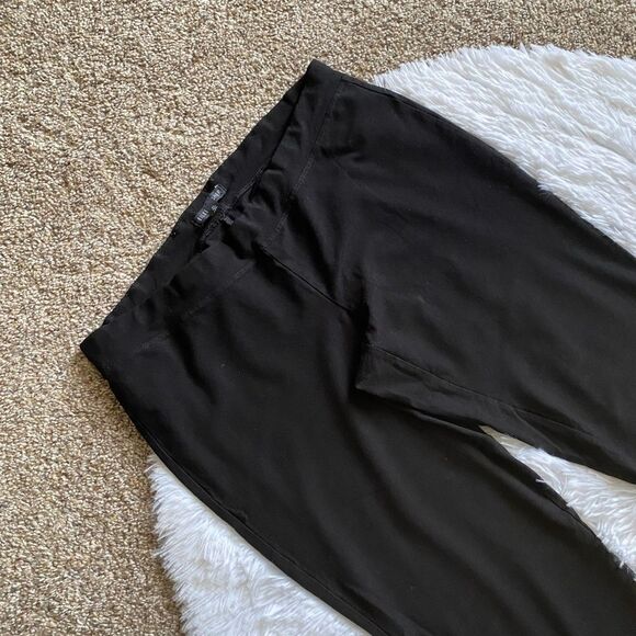 Eileen Fisher Pants Pull On Elastic Waist Black Womens Size Small - Picture 3 of 6